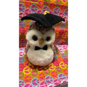 Ty Beanie Babies Smarter the Owl Class of 2002 Bird (Retired)